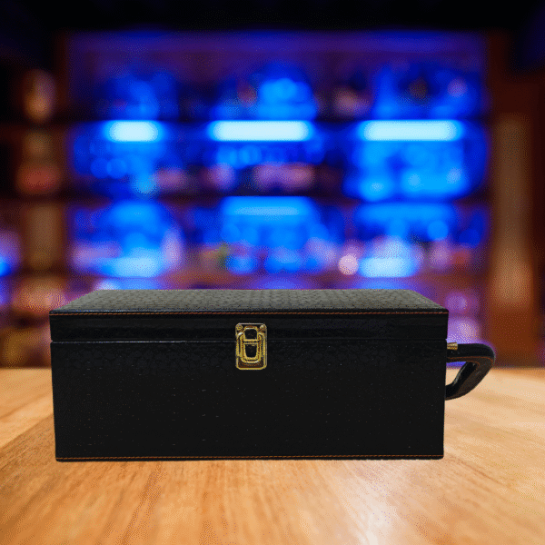 Single Bottle Wine Box - Black Croco Style Leatherette | Wine Gift Box Manufacturer & Wholesaler - Image 7