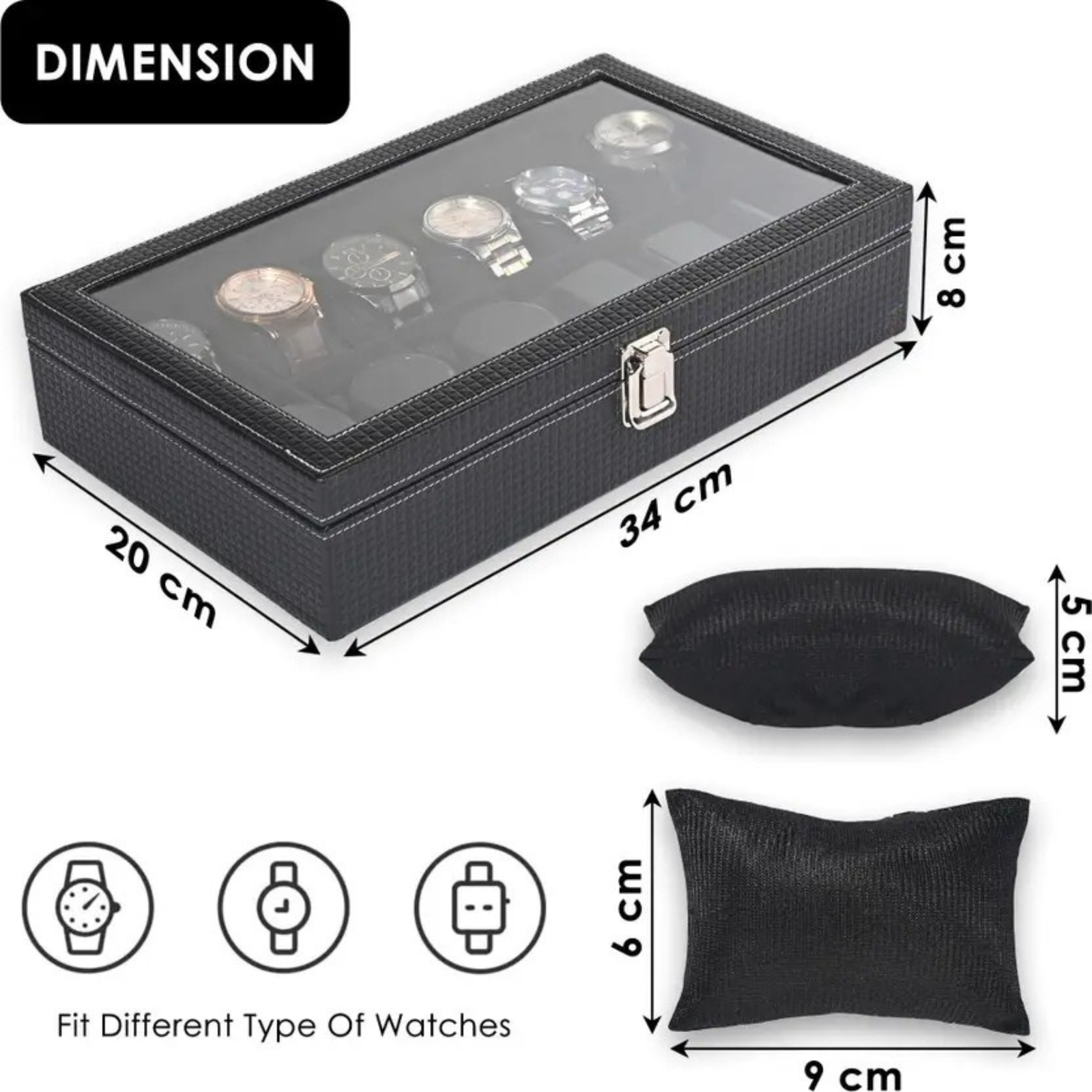 12 Slot Watch Box - Image 4