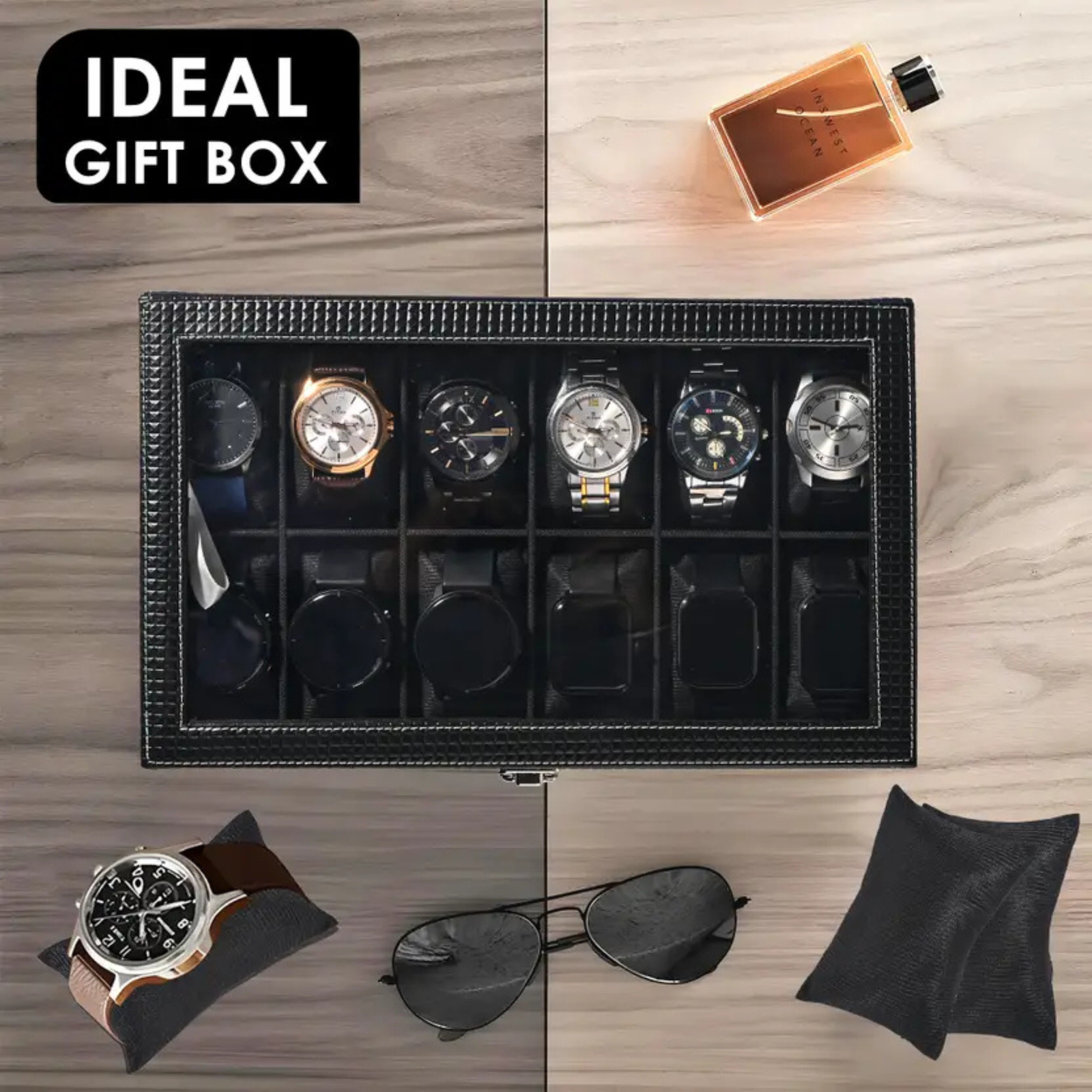 12 Slot Watch Box - Image 2