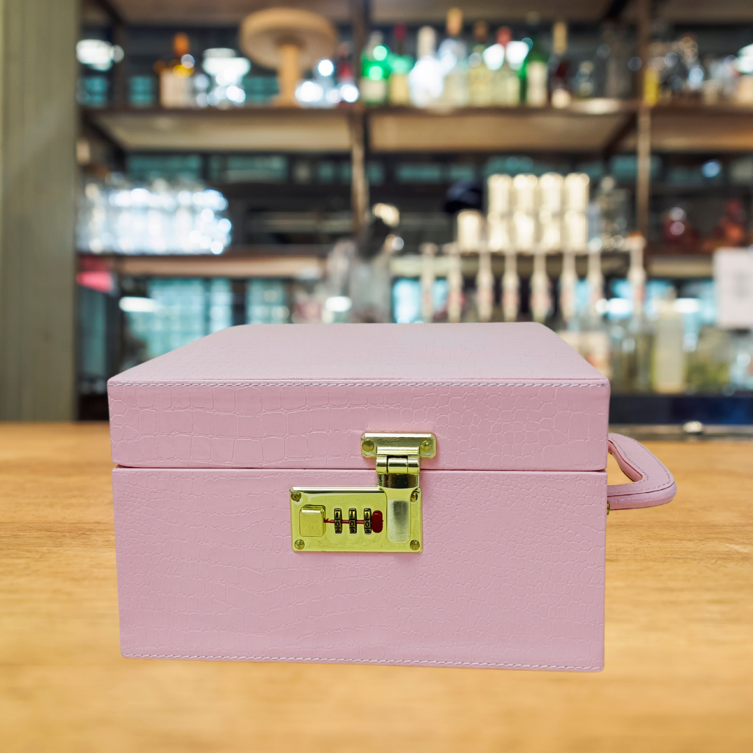 Pink Bar Set Wine Box ??? 2 Glasses - Image 6