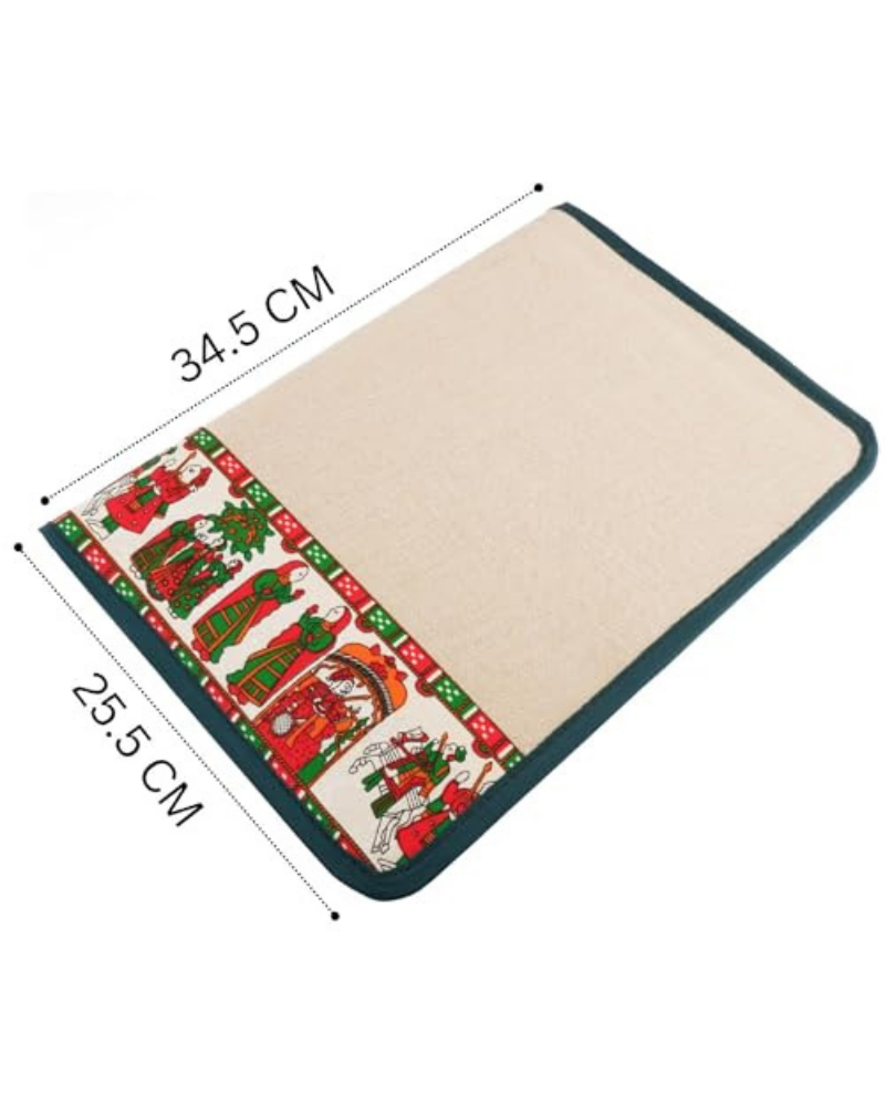 BusiBug A4 Jute Zipper File Folder | Eco-Friendly Conference & Interview Portfolio | Professional Document & Certificate Organizer for Meetings & Seminars (Beige-Green) - Image 2