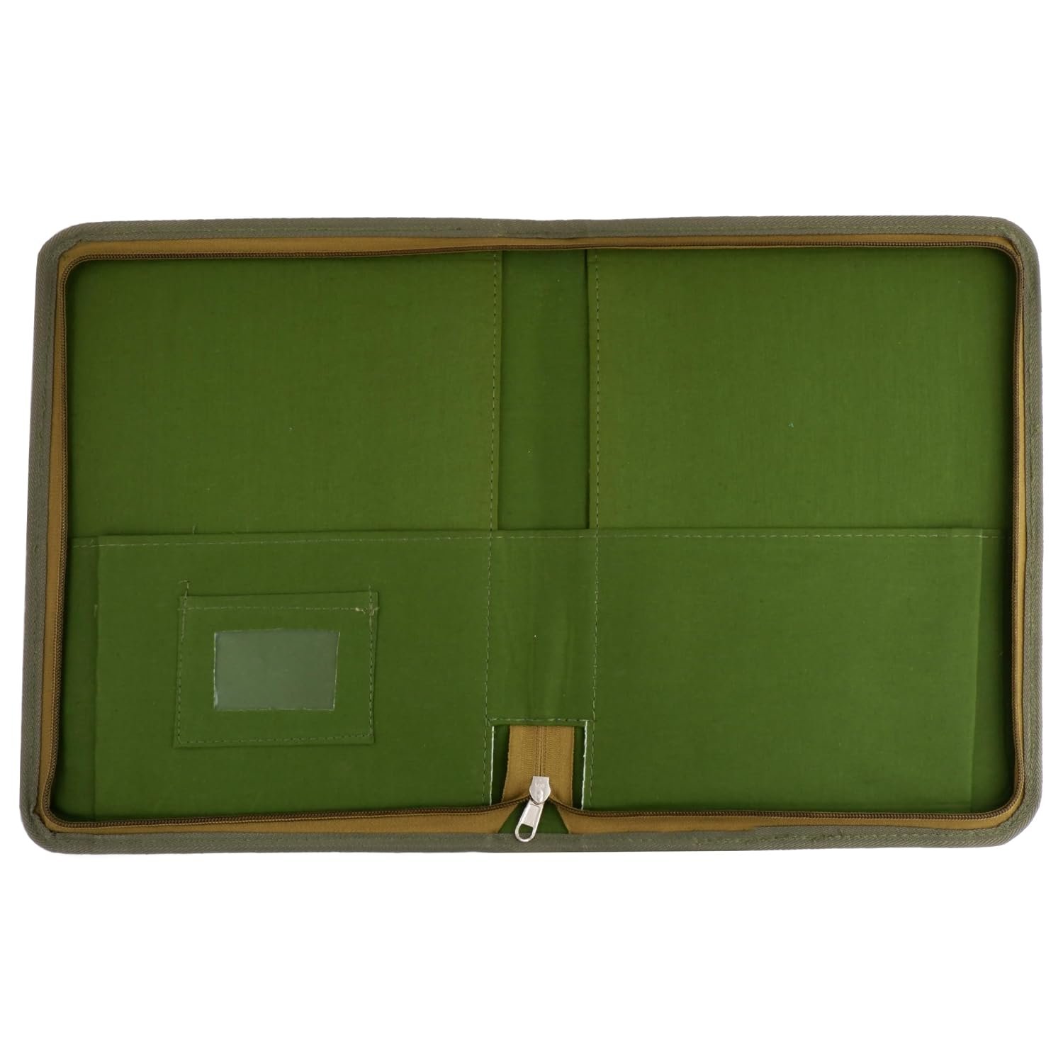 MultiColour A4 Jute Professional File Folder Document Zipper Organizer for Certificates, Document Holder, Jute File Folder - Image 8
