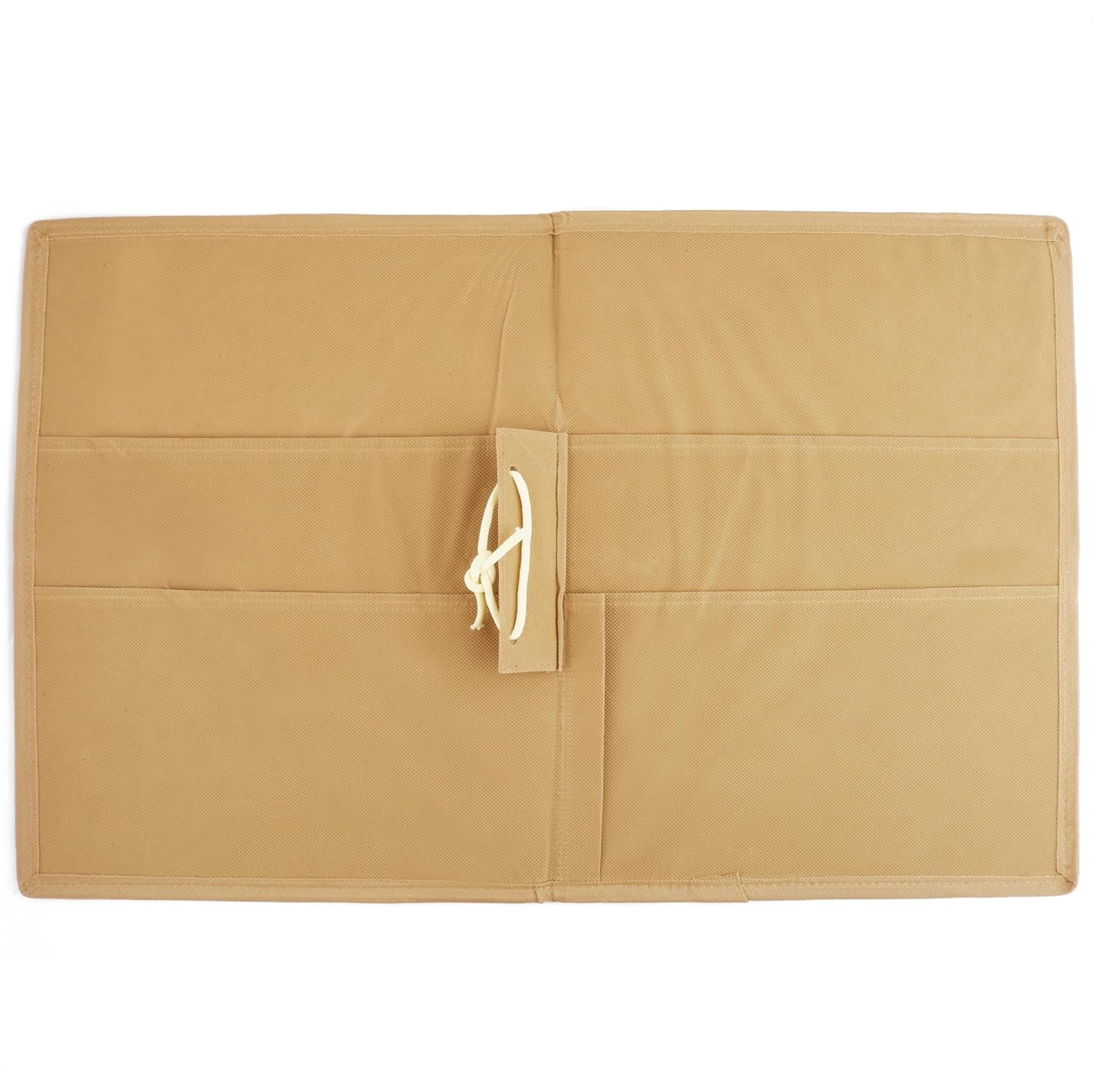 Green A4 Jute Professional File Folder Document Elastic Loop Organizer for Certificates, Document Holder, Jute File Folder - Image 7